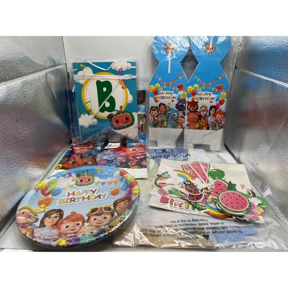 Cocomelon First Birthday Party Pack - Picture 2 of 9